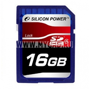 Стильная USB-флешка Silicon Power SDHC на 16 Гб опт - "Mygad.ру"
