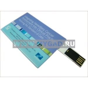 Флешка MG17Color card 2.32gb на 32 Гб, визитка, полноцвет