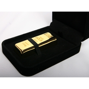 USB флеш-диск на 4 GB, золотой, металл, MG17Gold Bar.4gb