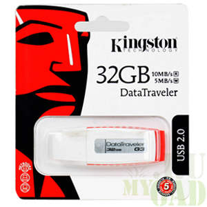 USB флеш-диск на 32 GB, белый, красный, пластик, MG17MG-DTIG3-32GB